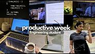 STUDY VLOG | realistic & productive week | Engineering student 🍵