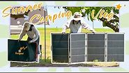 Powering Camping Life from Day to Night with Sungold Solar Panels and Ecoflow Power Station