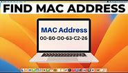How to Find MAC Address on MacBook