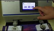 Rub tester tests print ink rub resistance