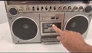 Panasonic platinum RX 5500 cassette stereo boombox
