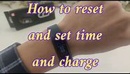 How to reset your smart band and set time | very easy ✓