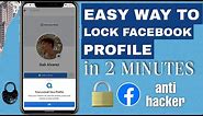 How to lock Facebook Profile 2022? In 2 MINUTES! | UPDATED METHOD