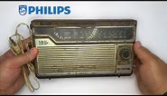 RESTORATION the Vintage 70's Portable PHILIPS Transistor Radio