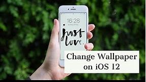 How to change the wallpaper in iphone: ipad in ios 12 : Apple Iphone Secret tips & tricks