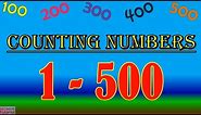 Counting Numbers 1-500 | Liy Learns Tutorial
