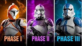 EVERY SINGLE Clone Trooper Armor Phase Explained!