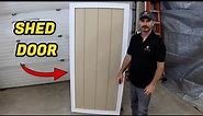 How To Build An Inexpensive Shed Door