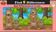 Find Differences Between Images [ Spot The Difference Game ] | Brainy Games #5 | ChikooBerry