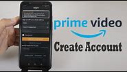 How to Create Amazon Prime Video Account