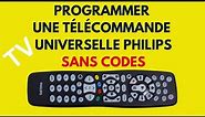 Comment programmer une télécommande universelle Philips avec une télévision, sans code