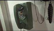 #554 1960 Bell System by Western Electric Rotary wall phone.