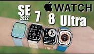 Apple Watch 8 vs. Series 7 / Ultra / SE - Welche lohnt sich mehr? KAUFBERATUNG 2022