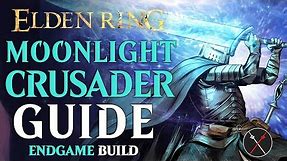 Elden Ring Dark Moon Greatsword Build Guide - How to Build a Moonlight Crusader (Level 150 Guide)