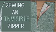 How to Sew an Invisible Zipper - Updated