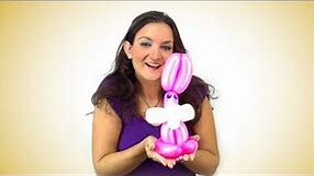 Easy BUNNY Balloon Animal Tutorial - Learn Balloon Animals with Holly!