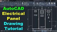 AutoCAD Electrical Control Panel Board Drawing Tutorial for Electrical Engineers