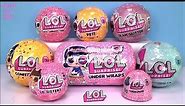 LOL SURPRISE DOLLS Series 1 3 Eye Spy 4 Pets Under Wraps GLAM GLITTER LIL Sisters Unboxing Toys