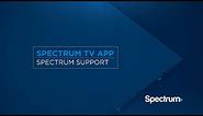 Using the Spectrum TV App