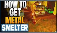 How To Unlock The Metal Smelter In LEGO Fortnite
