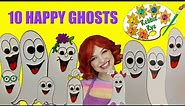 10 Happy Ghosts by Rebbie Rye