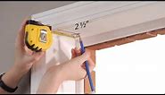 How to Install Cordless Cellular Shades - Inside Mount