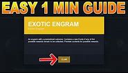 How To Get Past Season Rewards Destiny 2 - Easy 1 Min Guide!