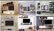 Top 35 Lcd wall unit cabnit design for drawing rooms/Modern wooden wall rack with TV cabnit design