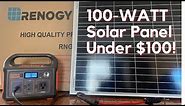 Renogy 100W Solar Panel Test with Jackery Explorer 240 Battery Bank | Budget Stealth Camper SUV