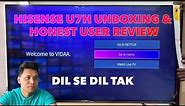 Hisense U7H 4K QLED TV Unboxing | Honest User Review & Initial Impressions | Punchi Man Tech