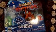 Sonic Boom Sticks the Badger Figure Review IN HAND BRAND NEW!!!!!