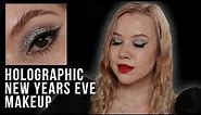 New Years Eve Holographic Makeup | Two lip options!