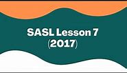 South African Sign Language Lesson Seven: SASL Grammar