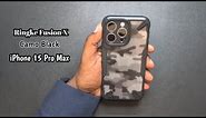 Ringke Fusion X for Apple iPhone 15 Pro Max (Camo Black)