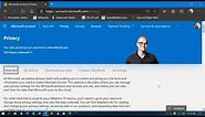 How to View and Delete Privacy information in Microsoft Cloud Windows 10 Privacy Oct 5th 2020