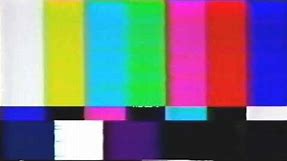 Color Bar test card from VHS 2