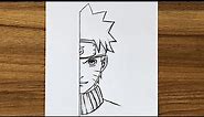 How to draw Naruto || How to draw anime step by step || Naruto drawing step by step
