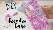 ♡ D.I.Y Decoden Phone Case || Hard Finish? Not SQUISHY..