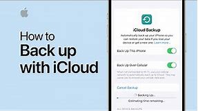 How to back up your iPhone to iCloud | Apple Support