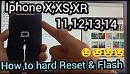 IphoneX,11,12,13,How to Flash & Reset with ITunes Step By step