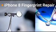 How to Fix Damaged iPhone 8 Home Button in two Ways | Microsoldering Repair Lesson
