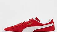 Puma Suede Classic XXI trainers in red and white | ASOS
