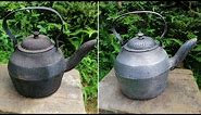 Antique metal kettle Restoration | Old Tea Kettle Repair
