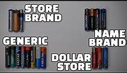 I compared name brand AAA batteries to generic to see which battery is best.