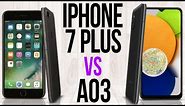 iPhone 7 Plus vs A03 (Comparativo)