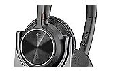Poly - Voyager 4320 UC Wireless Headset + Charge Stand (Plantronics) - Headphones with Boom Mic - Connect to PC/Mac via USB-C Bluetooth Adapter, Cell Phone via Bluetooth - Works with Teams, Zoom &More