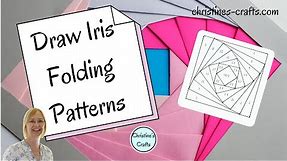 HOW TO MAKE YOUR OWN IRIS FOLDING PATTERNS - Easy to follow tutorial to draw your own templates