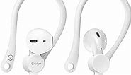 elago Ear Hooks Designed for AirPods Pro, AirPods 3 and AirPods 1, 2, Anti-Slip Earbud Accessories, Comfortable Fit, Ergonomic Design, Durable TPU Construction, Perfect for Exercising [White]