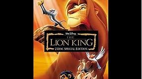 The Lion King: 2-Disc Special Edition 2003 DVD Overview (Both Discs)