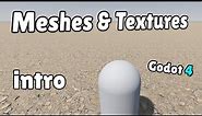 Beginner's Guide to Textures & Meshes in Godot 4
